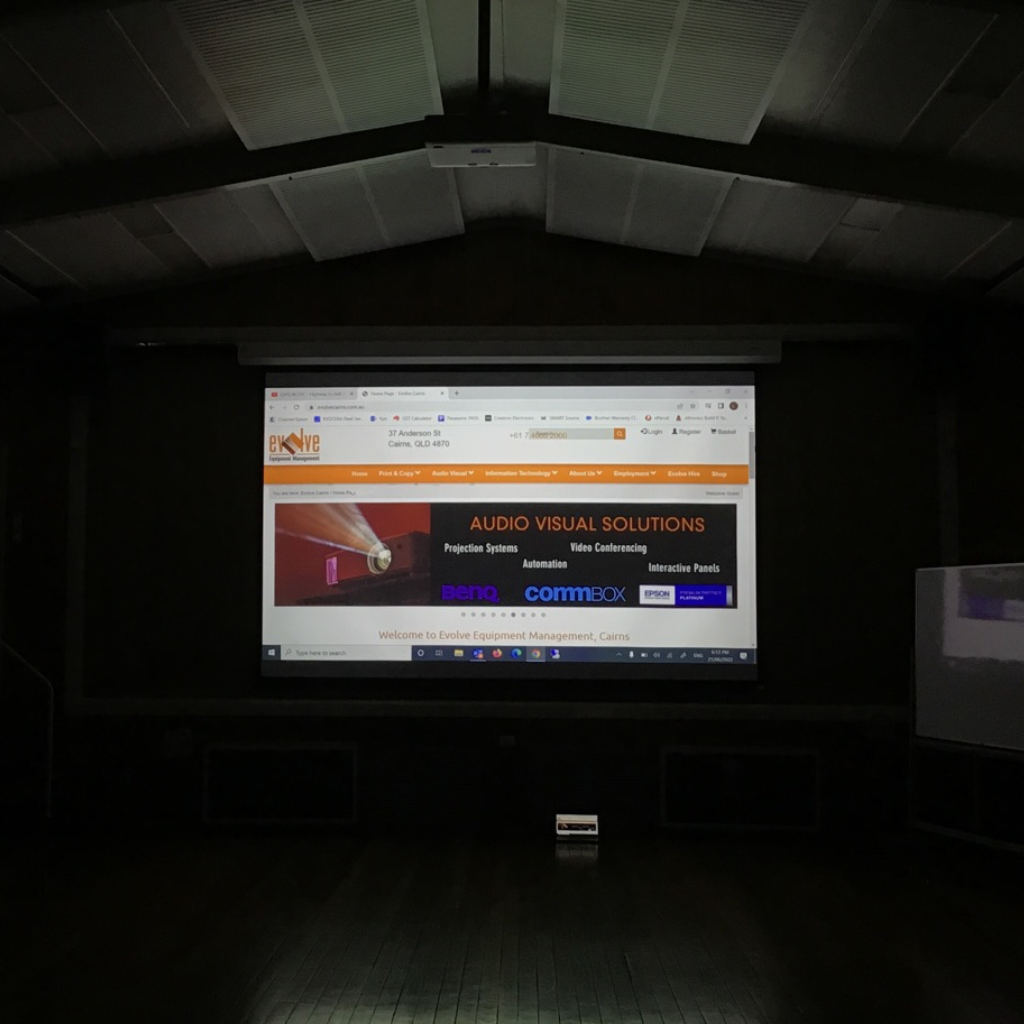 Evolve CairnsMotorised Screen Projector