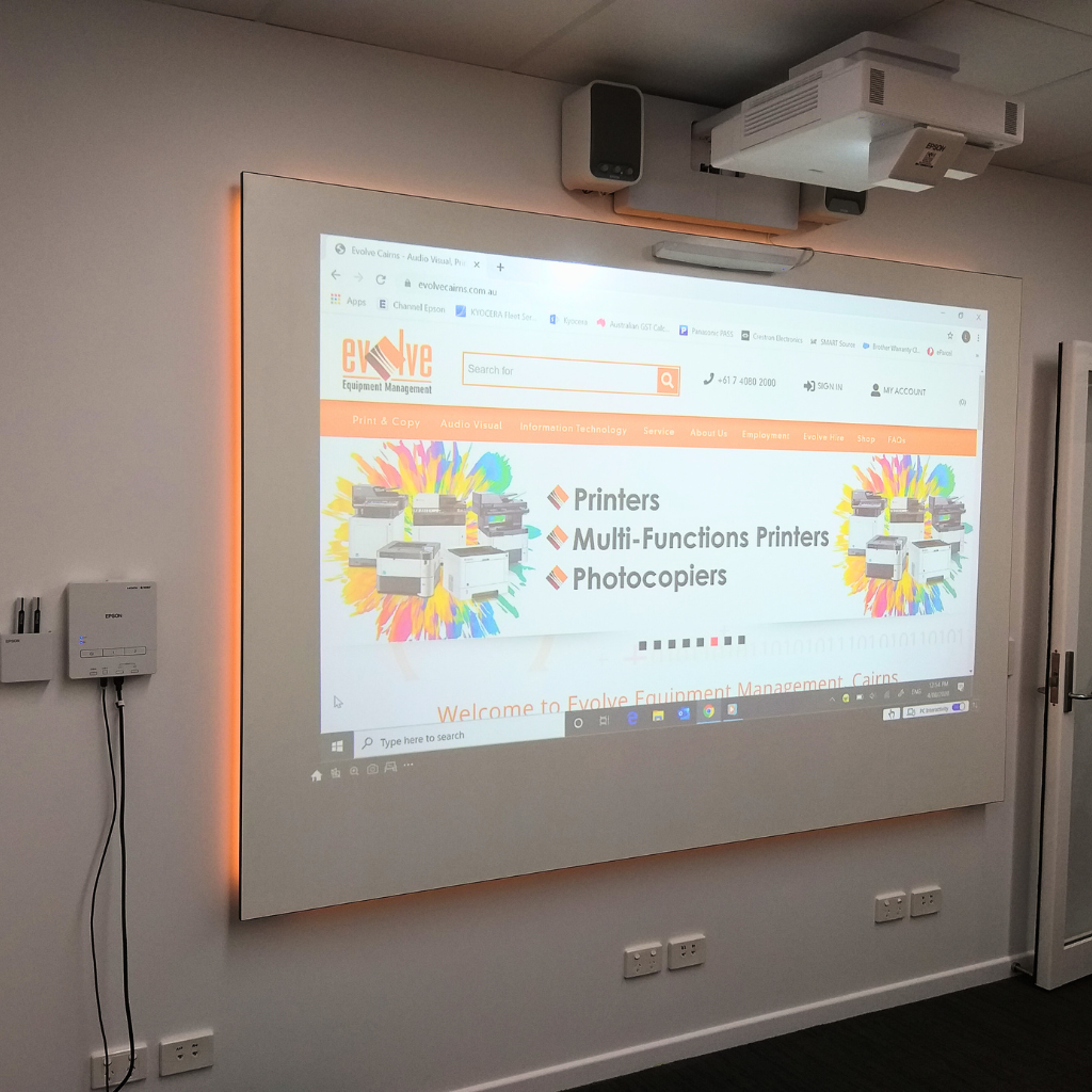 Evolve Cairns Interactive Projector with Custom Board and Backlighting
