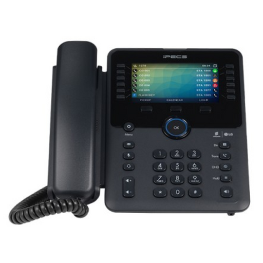 LG iPECS 1050i advanced VoIP phone with 4.3-inch colour display, 36 programmable keys, HD audio