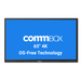 65" CommBox Neo interactive display panel with 4K touchscreen and OS-Free technology for Cairns and Townsville schools and organisations.