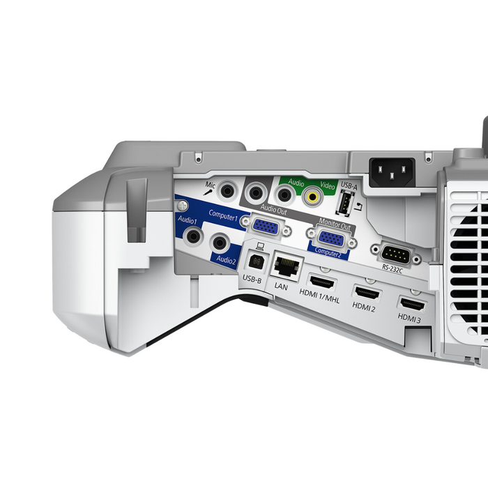 Epson EB-685W Connectivity Panel